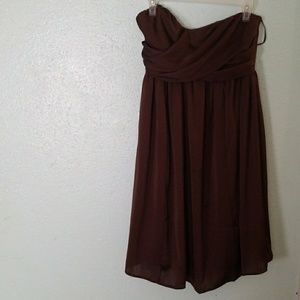 Strapless dress